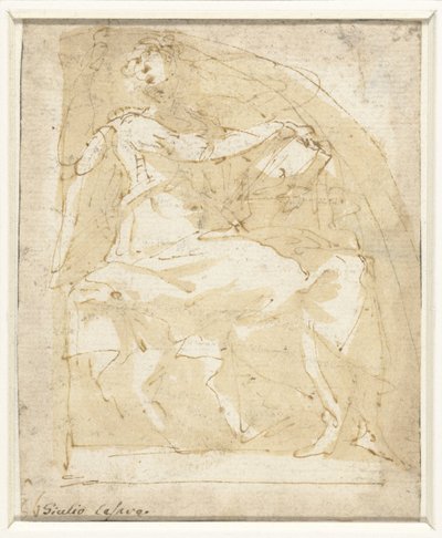 Engel med en bog af Giulio Cesare Procaccini