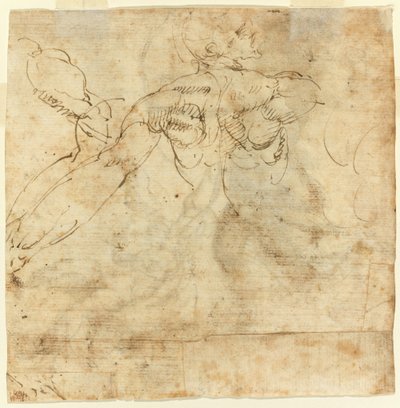 Studie af en ryg af Giulio Cesare Procaccini