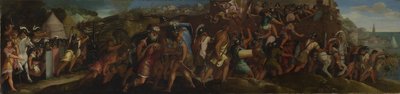 Angrebet på Cartagena efter 1566. af Giulio Licinio