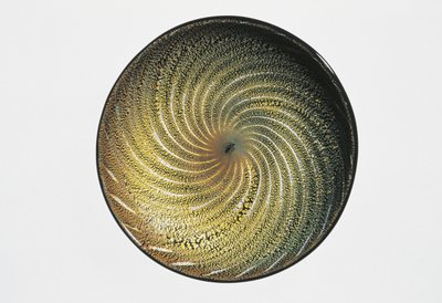 Nærbillede af en tallerken, Murano, Venedig, Veneto, Italien af Giulio Radi