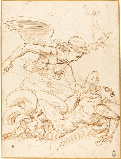 Sankt Michael af Giulio Romano