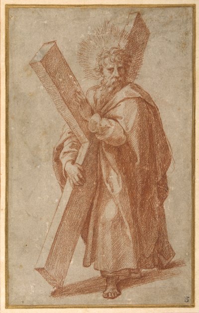 De tolv apostle: St. Andreas af Giulio Romano