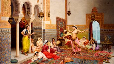 Haremsdansen af Giulio Rosati