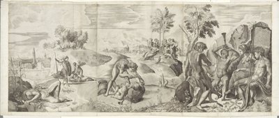Apollo i Marsyas af Giulio Sanuto