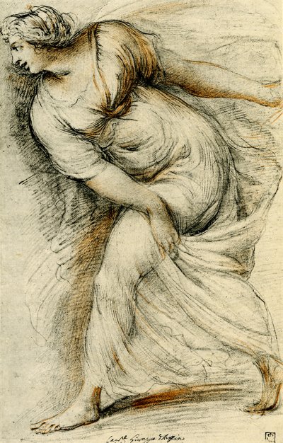 Dansende pige af Giuseppe Cesari
