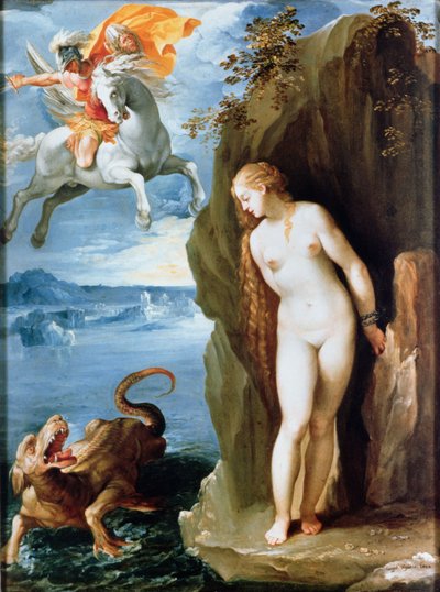 Perseus redder Andromeda af Giuseppe Cesari