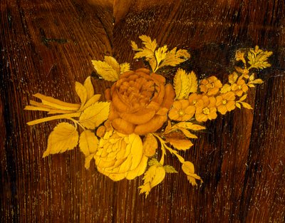 Buket blomster, detalje af indlæg fra bord af Giuseppe Maggiolini skole. Italien, slutningen af det 18. århundrede af Giuseppe (school of) Maggiolini
