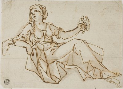 Allegorisk figur af afholdenhed af Giuseppe Antonio Caccioli