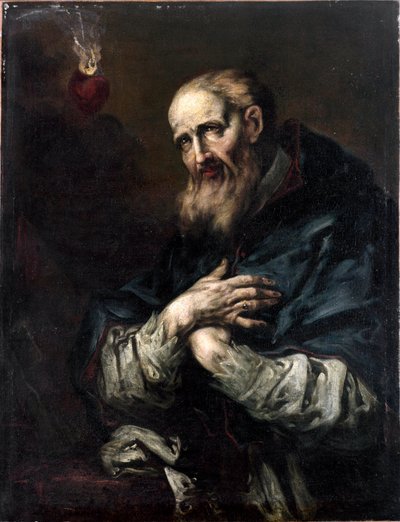Saint Francois-de-Sales (Saint Francois de Sales) (1567-1622), Eveque de Geneve Maleri af Giuseppe Antonio Pianca (1703-1757) Genes fra det 18. århundrede, Galleri Palazzo Bianco af Giuseppe Antonio Pianca