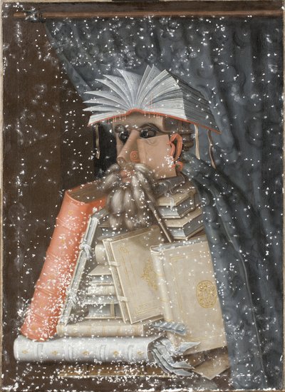Bibliotekaren af Giuseppe Arcimboldo
