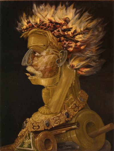 Tysk: Feuer Fire af Giuseppe Arcimboldo