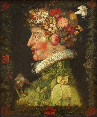 Forår, 1573 af Giuseppe Arcimboldo