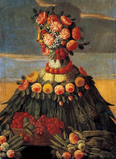 Forårsmaleri af værkstedet af Giuseppe Arcimboldo (Arcimboldi af Giuseppe Arcimboldo