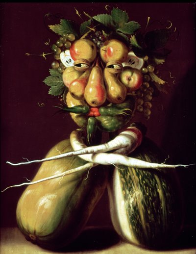 Lunefuldt portræt af Giuseppe Arcimboldo