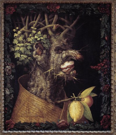 Vinter. Allegori om årstiderne. Maleri af Giuseppe Arcimboldo (1527-1593). Musée du Louvre af Giuseppe Arcimboldo