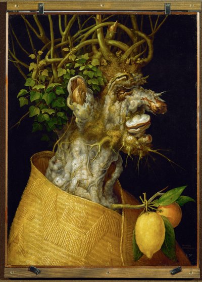 Vinter, allegori ... (lindetræ) af Giuseppe Arcimboldo