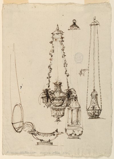 Alterlamper, Røgelseskar, Røgelsebåd af Giuseppe Barberi