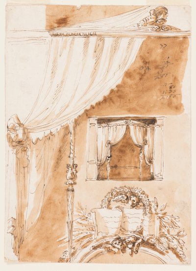 Sengealkove af Giuseppe Barberi