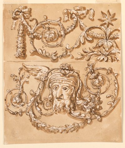 Dekoration af en frise af Giuseppe Barberi