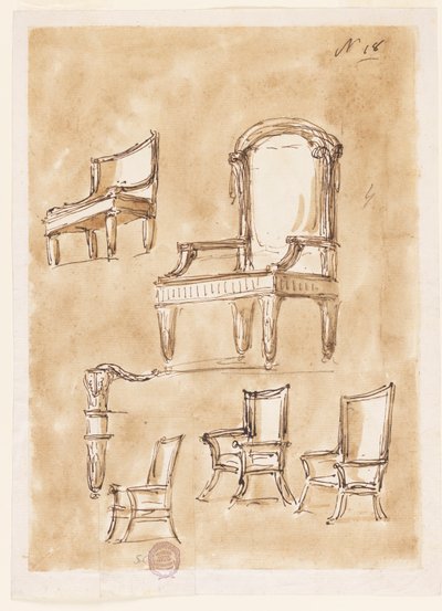 Design til stole af Giuseppe Barberi