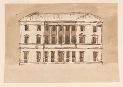 Forhøjning af et bypalæ af Giuseppe Barberi