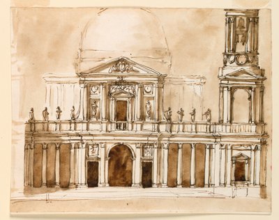 Højde af en kirke af Giuseppe Barberi