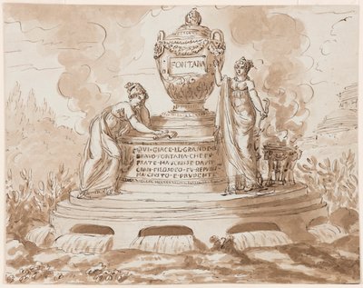 Gravmonument for Felice Fontana, professor i filosofi, Padua af Giuseppe Barberi