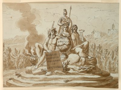 Gravmonument for digteren Maria Maddalena Morelli af Giuseppe Barberi