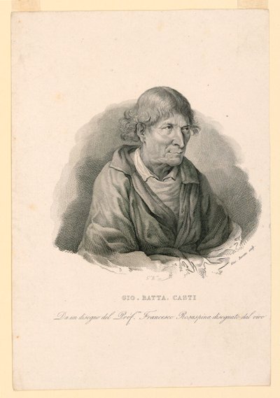 Portræt af Giovanni Battista Casti (1721-1803) af Giuseppe Beretta
