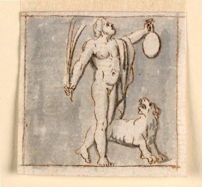Dionysos med Panther af Giuseppe Bernardino Bison