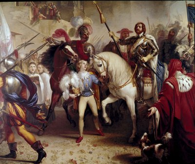 Kaarle VIII:n tulo Firenzeen af Giuseppe Bezzuoli