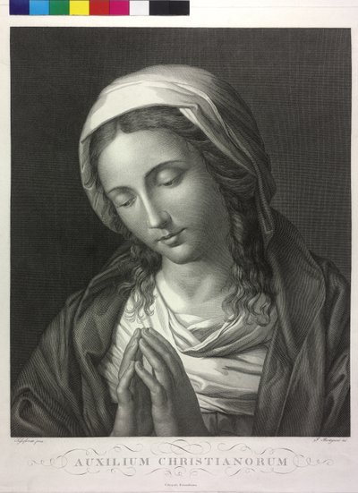 Bedende madonna af Giuseppe Bortignoni