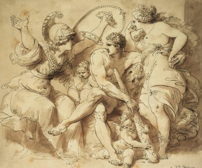 Herkules ved korsvejen, af Giuseppe Cades