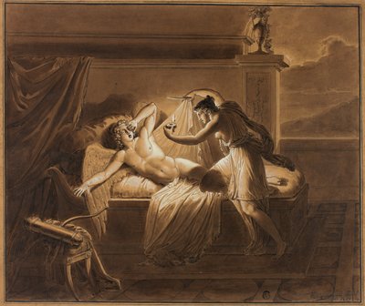 Amor og Psyche af Giuseppe Cammarano