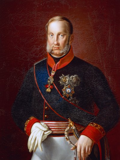 Portræt af Frans I af To Sicilier (Napoli af Giuseppe Cammarano
