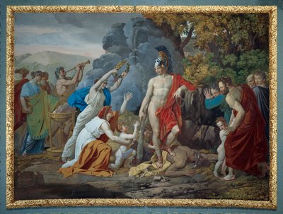Theseus and the Minotaur, af Giuseppe Cammarano af Giuseppe Cammarano
