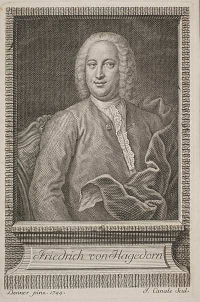 Friedrich von Hagedorn af Giuseppe Canale
