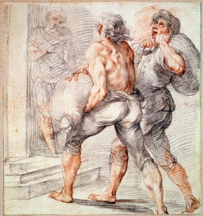 Studie af skatteopkrævere, 1591-1593. af Giuseppe Cesari