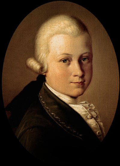 Wolfgang Amadeus Mozart af Giuseppe Cignaroli