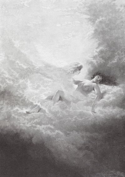 Kysset (kobberstik) af Giuseppe De Sanctis