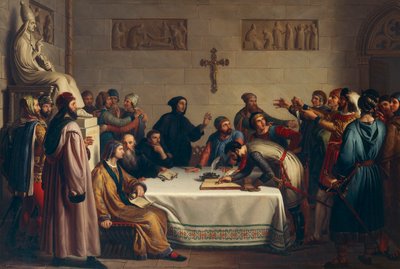 Pontidas ed, 7. april af Giuseppe Diotti