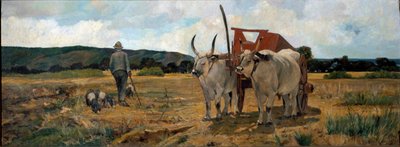 Landskab i Maremma (olie på lærred af Giuseppe Fattori