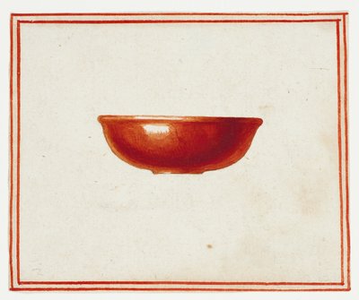 Rød underkop af Giuseppe Grisoni