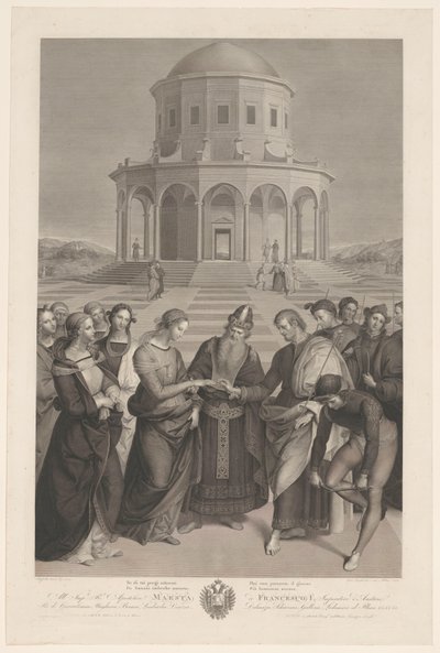 Marias og Josefs ægteskab lo sosalizio af Giuseppe Longhi