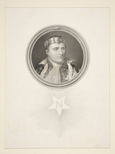 Napoleon som konge af Italien af Giuseppe Longhi