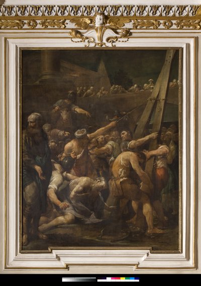 Sankt Andreas før korset af hans martyrium af Giuseppe Maria Crespi