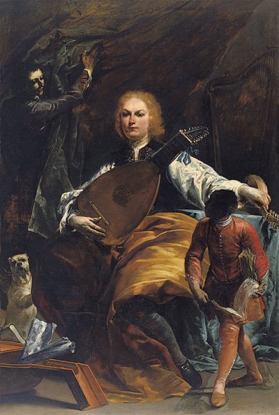 Portræt af grev Fulvio Grati af Giuseppe Maria Crespi