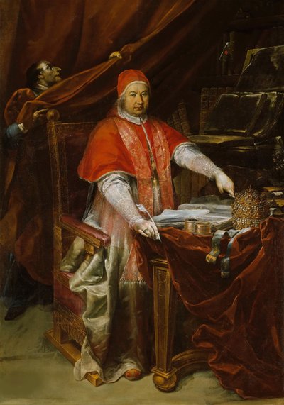 Portræt af pave Benedikt XIV 1675-1758, 1740. af Giuseppe Maria Crespi