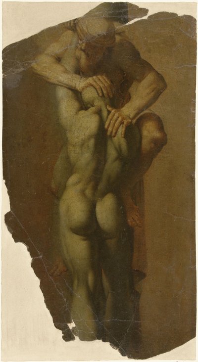 Twee cariatiden af Giuseppe Maria Crespi