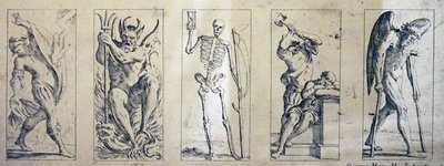 Tarotkort fra det 17. århundrede af Giuseppe Maria Mitelli af Giuseppe Maria Mitelli